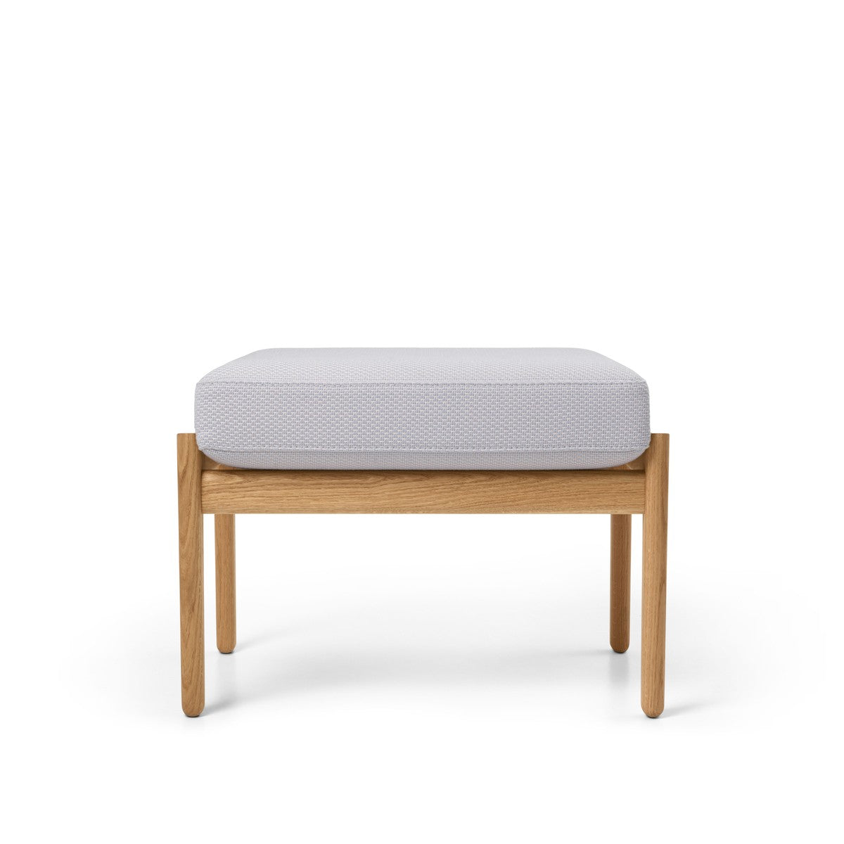 CH290F Hocker von Hans J. Wegner - Geölte Eiche - Serpentine 0118 - Jacobsen Plus