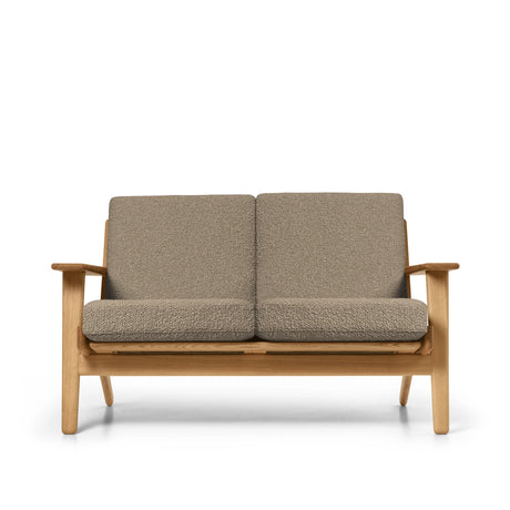 CH292 2 Pers. Sofa von Hans J. Wegner - Geölt Eiche - Bute Storr 8006 Natural - Jacobsen Plus