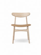 CH30P Spisestol, sæbebehandlet eg, Thor 325 læder af Hans J. Wegner - 1 - Jacobsen Plus