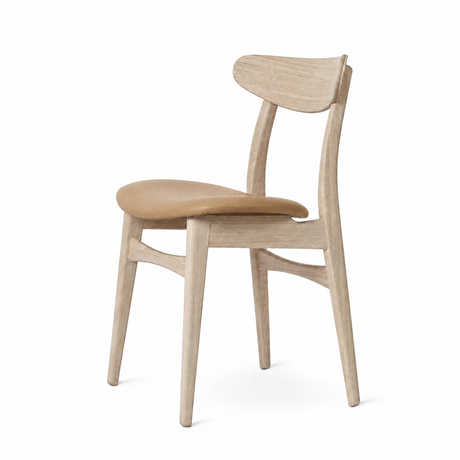 CH30P Esszimmerstuhl, seifenbehandelt Eiche, Thor 325 Leder von Hans J. Wegner - 2 - Jacobsen Plus