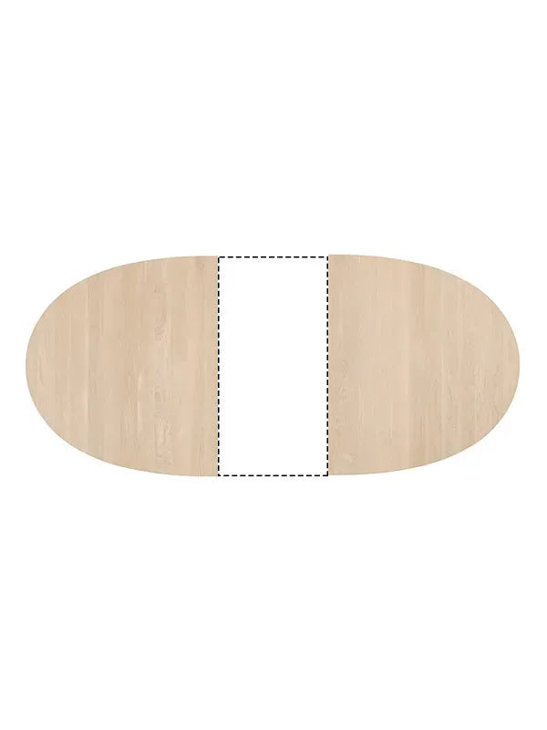 Tillægsplade til CH337 bord af Hans J. Wegner - Bøg / Lak - Jacobsen Plus
