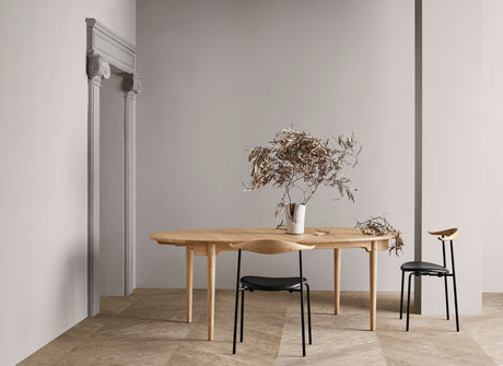 CH338 Esstisch von Carl Hansen & Søn - Buche Seife - Auszug für 2 Platten - Jacobsen Plus