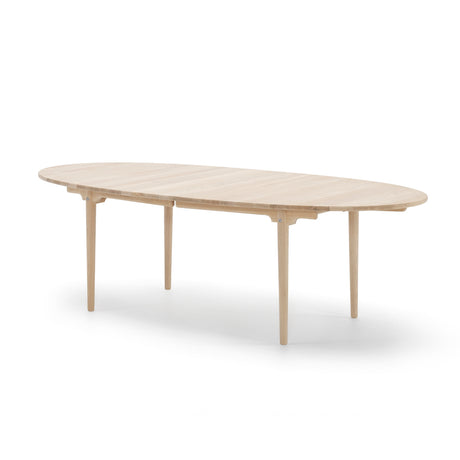 CH339 Esstisch von Carl Hansen & Søn - Buche Seife - Auszug für 2 Platten - Jacobsen Plus