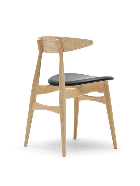 CH33 Stuhl von Hans J. Wegner - Buche / Stofgruppe 1 / Seife - Jacobsen Plus