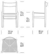 CH36 Stuhl von Hans J. Wegner - 8 - Jacobsen Plus