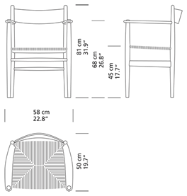 CH37 Stuhl von Hans J. Wegner - 4 - Jacobsen Plus