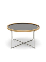 CH417 Tabletttisch von Hans J. Wegner - Schwarz-weißes Laminat / Oli - Jacobsen Plus