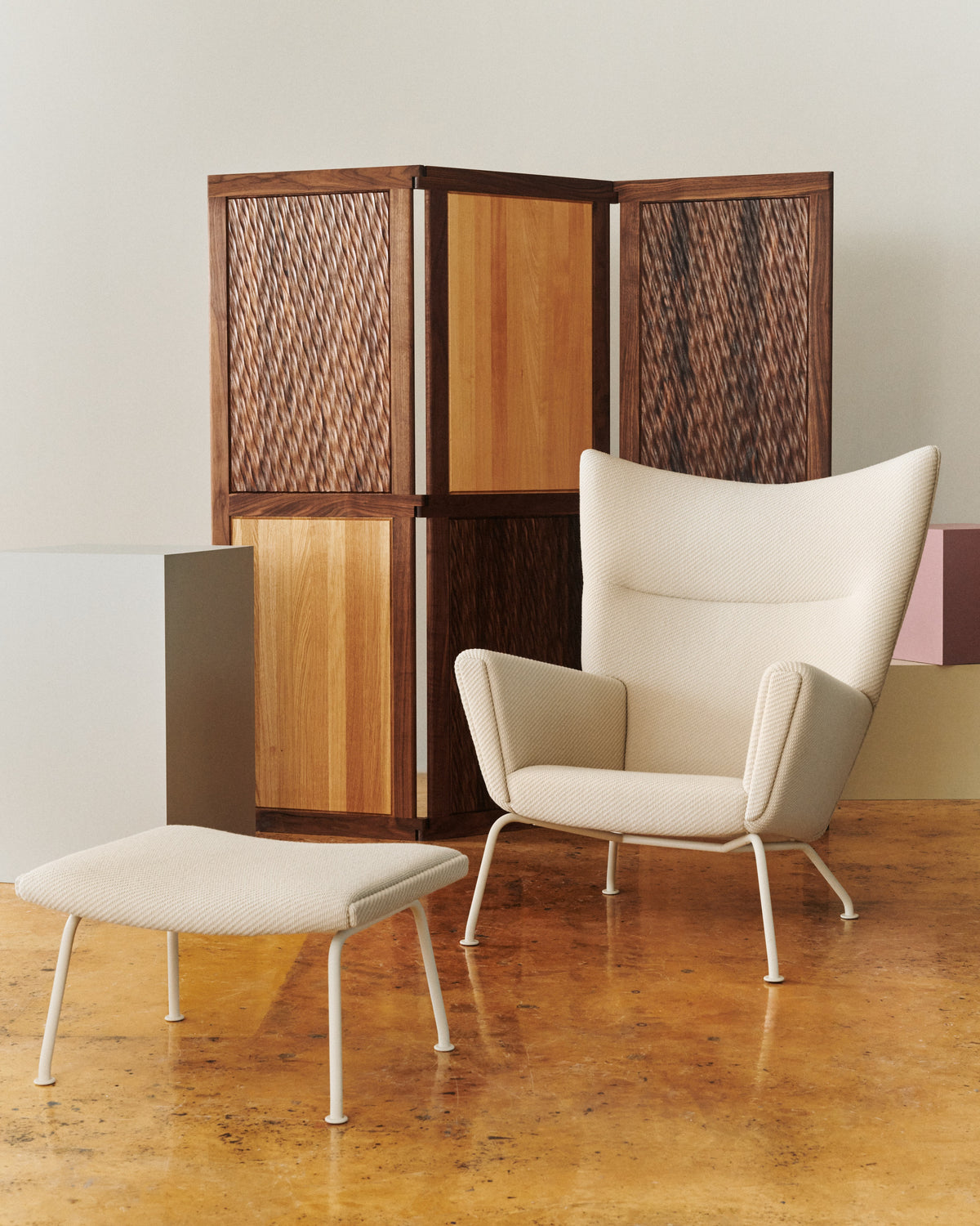CH446 Hocker, Umi Textil von Hans J. Wegner - 2 - Jacobsen Plus