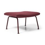 CH446 Hocker, Umi Textil von Hans J. Wegner - Umi 64291 mit Deep Burgundy Gestell - Jacobsen Plus