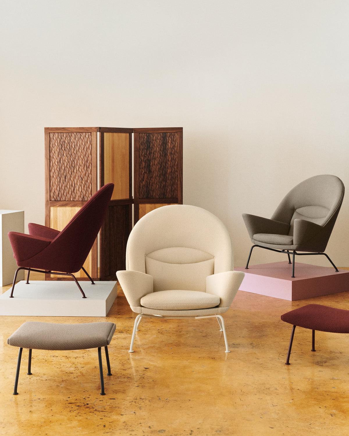 CH468 Oculus Stuhl, Umi Textil von Hans J. Wegner - 2 - Jacobsen Plus