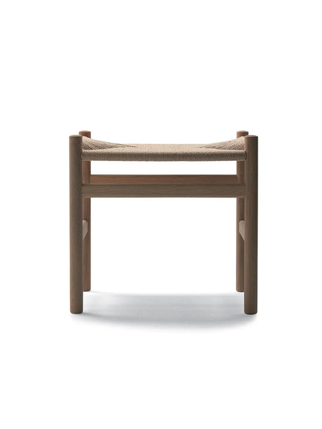 CH53 Hocker von Hans J. Wegner - Buche-Natur Geflecht / Seife / H: 39 cm - Jacobsen Plus