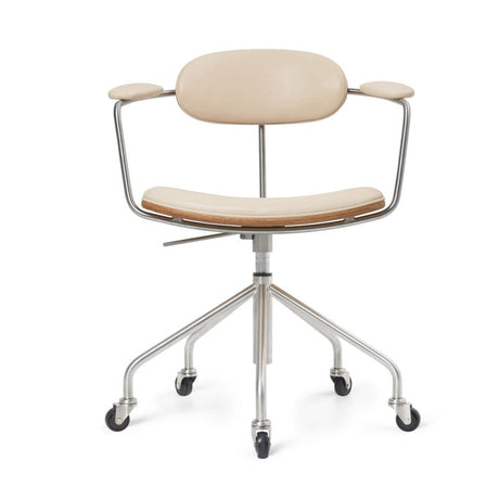 CH621 Swivel Stuhl, Eiche Öl von Hans J. Wegner - Leder / Sif 90 - Jacobsen Plus