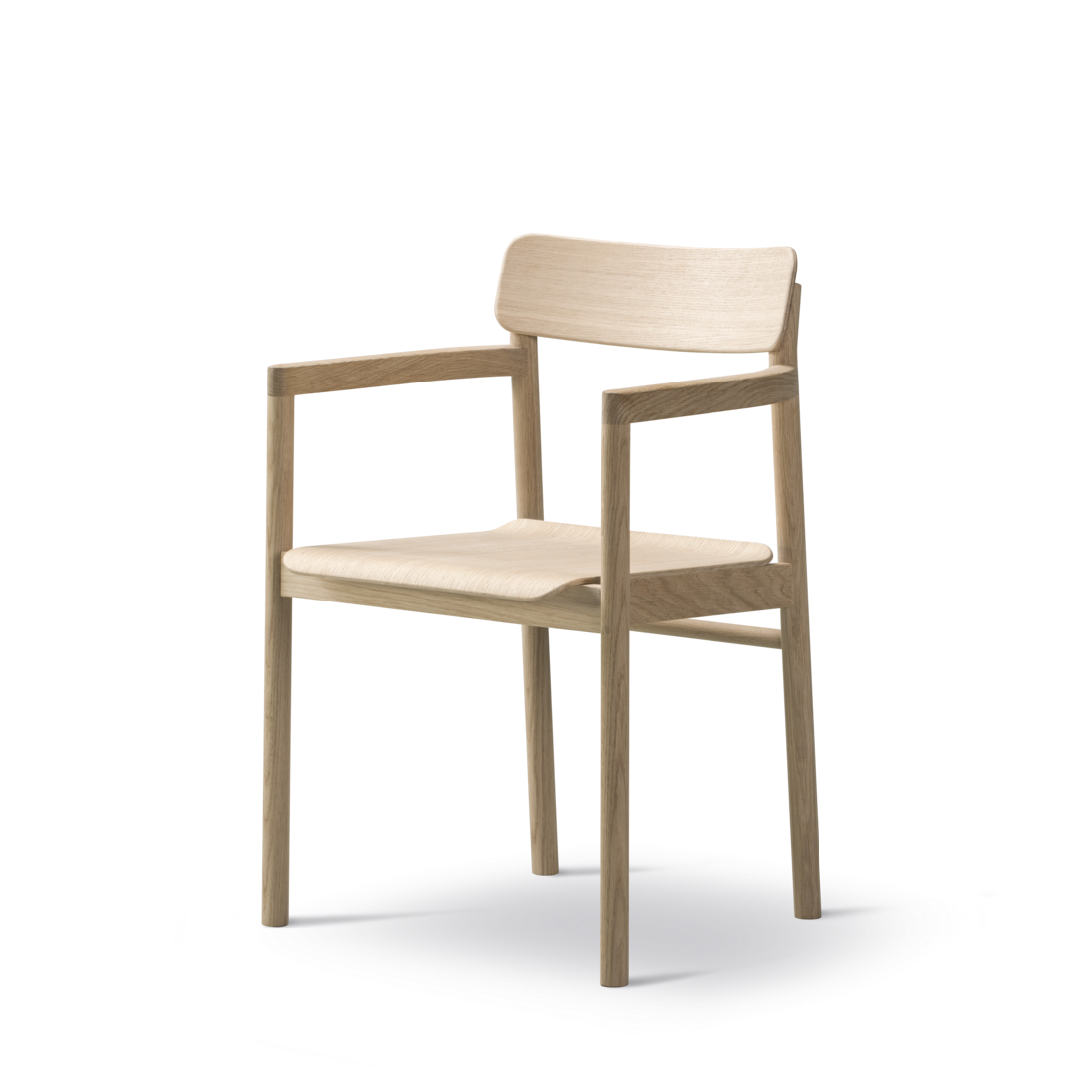 Post Esszimmerstuhl, Eiche lackiert von Fredericia Furniture - 2 - Jacobsen Plus
