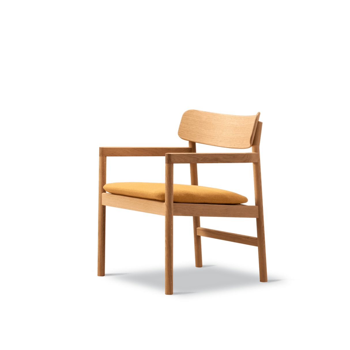 Fredericia Furniture CM3546 Post loungestol af Cecilie Manz - Olieret eg - Vidar 472 - Jacobsen Plus