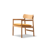 Fredericia Furniture CM3546 Post loungestol af Cecilie Manz - Olieret eg - Vidar 472 - Jacobsen Plus