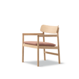 Fredericia Furniture CM3546 Post loungestol af Cecilie Manz - Lys olieret eg - Vidar 633 - Jacobsen Plus