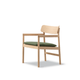 Fredericia Furniture CM3546 Post loungestol af Cecilie Manz - Lys olieret eg - Vidar 972 - Jacobsen Plus