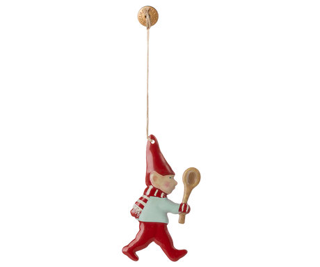 Metal ornament, Nisse - Ske fra Maileg - 1 - Jacobsen Plus