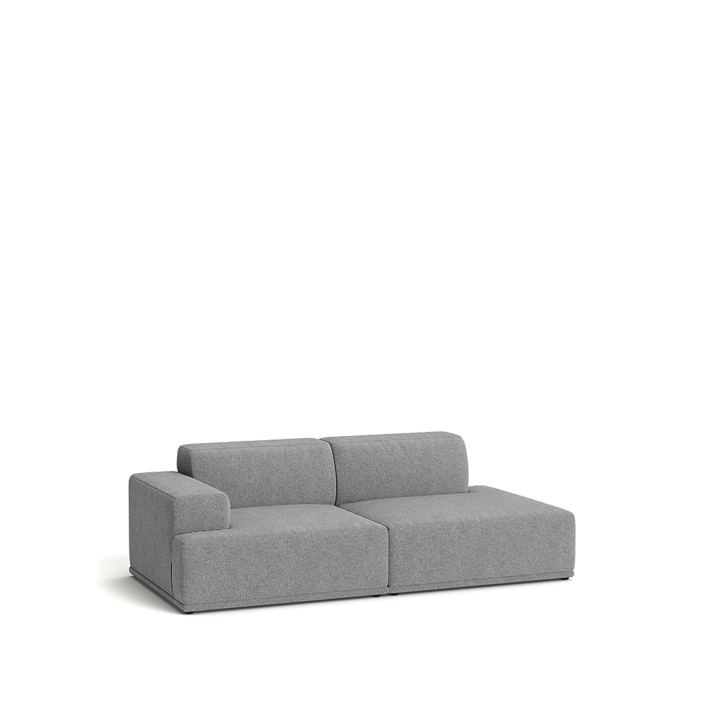 Connect Soft Modular 2 Pers. Sofa, Kombination 3 von Muuto - Hallingdal 166 - Jacobsen Plus