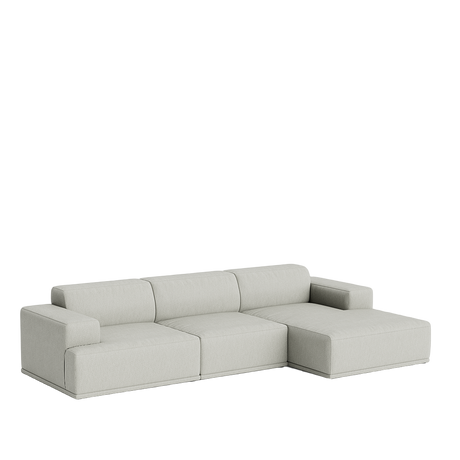 Connect Soft Modular 3-Sitzer-Sofa, Kombination 2 von Muuto - Clay 12 - Jacobsen Plus