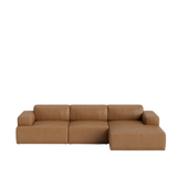 Connect Soft Modular 3-Sitzer-Sofa, Kombination 2 von Muuto - Refine Leder - Jacobsen Plus