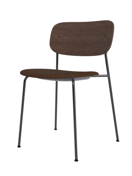 Co Chair Esszimmerstuhl von Audo Copenhagen - Dunkel gebeizte Eiche - Audo Bouclé 07 - Jacobsen Plus