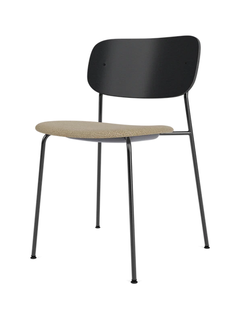 Co Chair Esszimmerstuhl von Audo Copenhagen - Black Oak - Audo Bouclé 02 - Jacobsen Plus