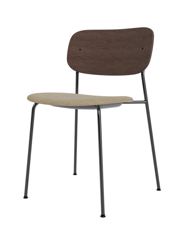 Co Chair Spisebordsstol fra Audo Copenhagen - Dark Stained Oak -  Audo Bouclé 02 - Jacobsen Plus