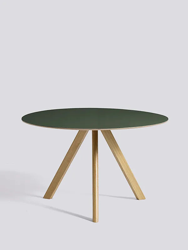  - Lakeret eg / Grøn linoleum - Jacobsen Plus