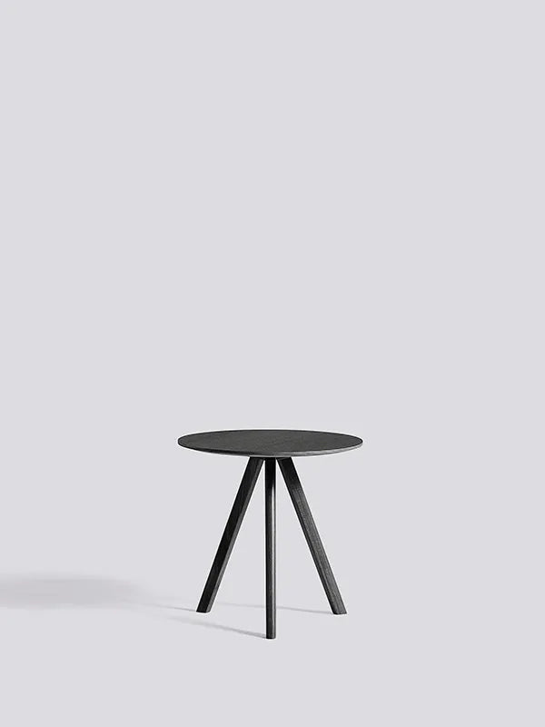 Copenhague CPH20 Sofabord, Ø50 cm fra Hay - Sortbejdset eg / Sortbejdset eg - Jacobsen Plus
