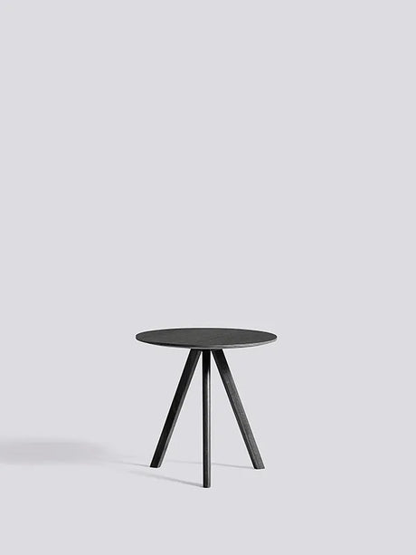Copenhague CPH20 Sofabord, Ø50 cm fra Hay - Sortbejdset eg / Sortbejdset eg - Jacobsen Plus