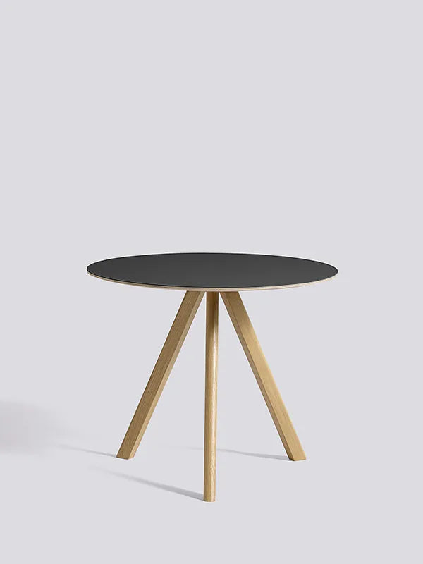  - Lakeret eg / Sort linoleum - Jacobsen Plus
