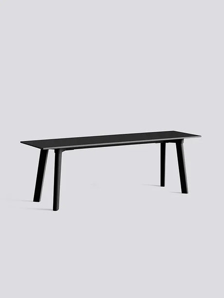 CPH Deux 215 Bank fra HAY - L140 x B35 x H45 cm / Tiefschwarzes Laminat / Tiefschwarz (Buche) - Jacobsen Plus