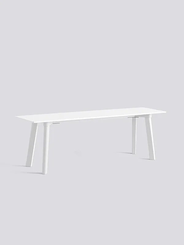 CPH Deux 215 Bænk fra Hay - L140 x B35 x H45 cm / Pearl white laminat / Pearl white (bøg) - Jacobsen Plus