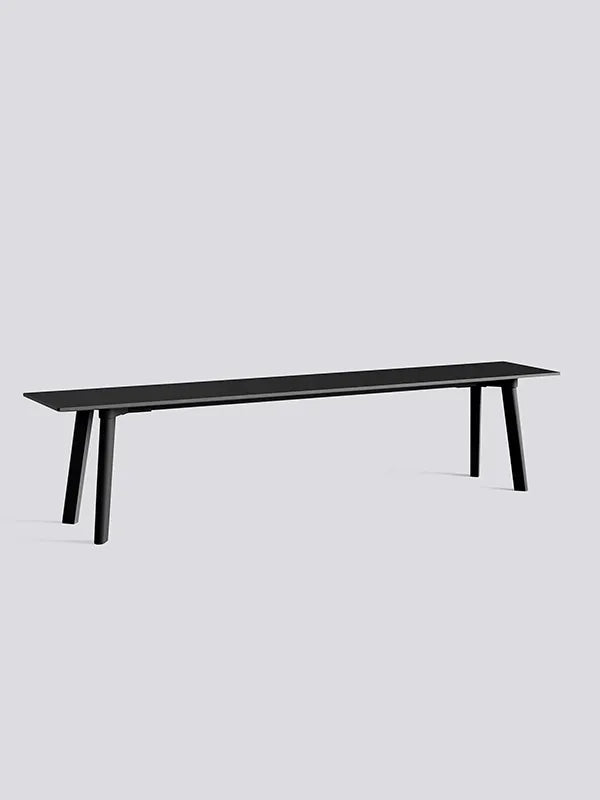 CPH Deux 215 Bænk fra Hay - L200 x B35 x H45 cm / Ink black laminat / Ink black (bøg) - Jacobsen Plus