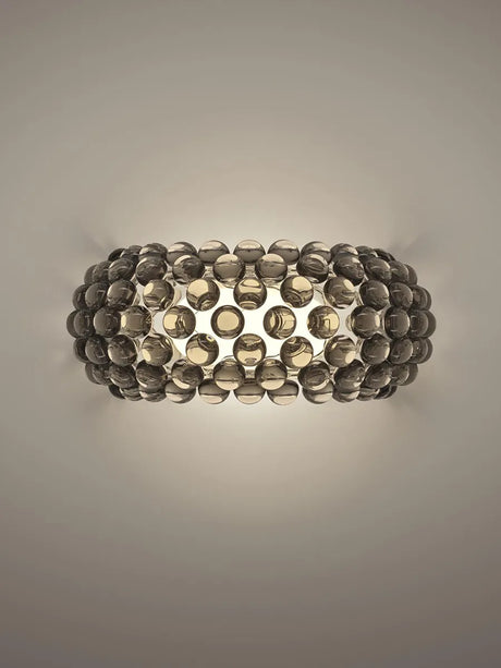 Caboche Plus Media LED Wandleuchte von Foscarini - Grau - Jacobsen Plus