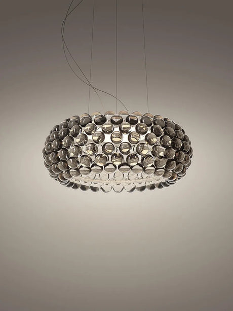 Caboche Plus Media LED Pendelleuchte von Foscarini - Grau - Jacobsen Plus