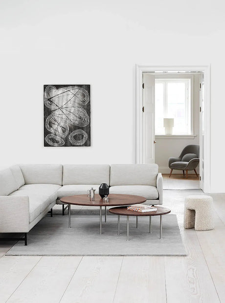 Wegner Ox Table von Fredericia Furniture - Ø80 cm / Eg - geölt / H: 35 cm - Jacobsen Plus