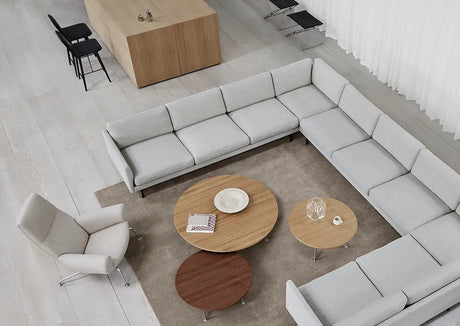 Wegner Ox Table von Fredericia Furniture - Ø80 cm / Eg - geölt / H: 35 cm - Jacobsen Plus