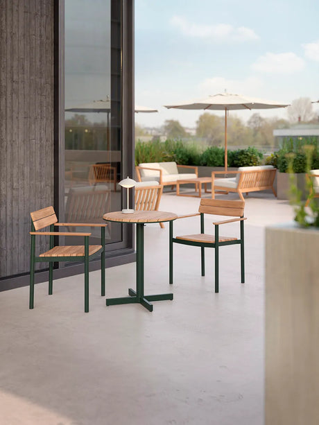Skagerak Pelagus Cafétisch von Fritz Hansen - Licht Elfenbein - Jacobsen Plus