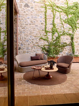 Coast Loungestol med. Swivel, umber brown fra Cane-line - 3 - Jacobsen Plus