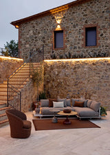 Coast Loungestol med. Swivel, umber brown fra Cane-line - 2 - Jacobsen Plus