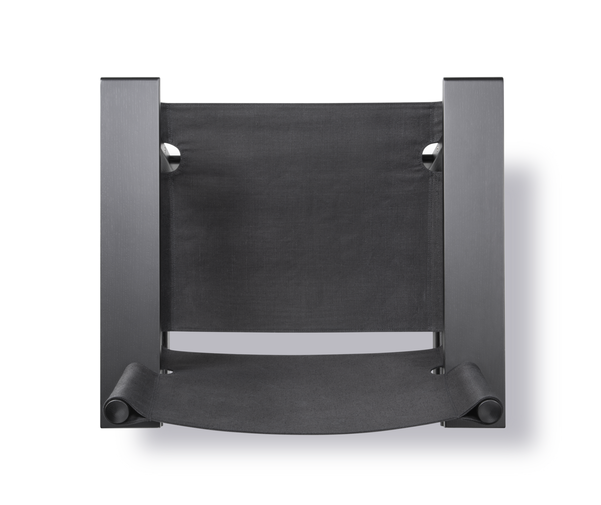 The Canvas Chair, schwarzlackierte Eiche, schwarzes Canvas von Børge Mogensen - 5 - Jacobsen Plus