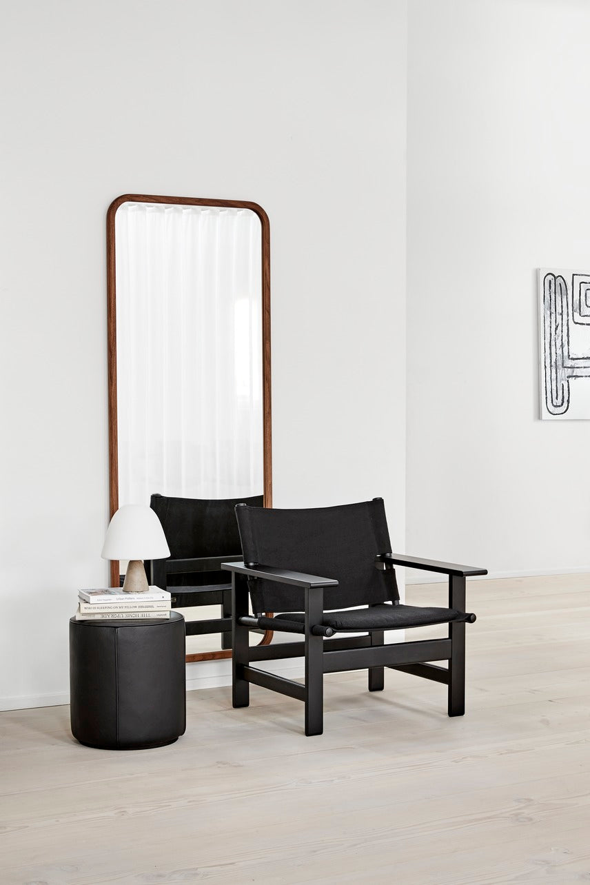 The Canvas Chair, schwarzlackierte Eiche, schwarzes Canvas von Børge Mogensen - 2 - Jacobsen Plus