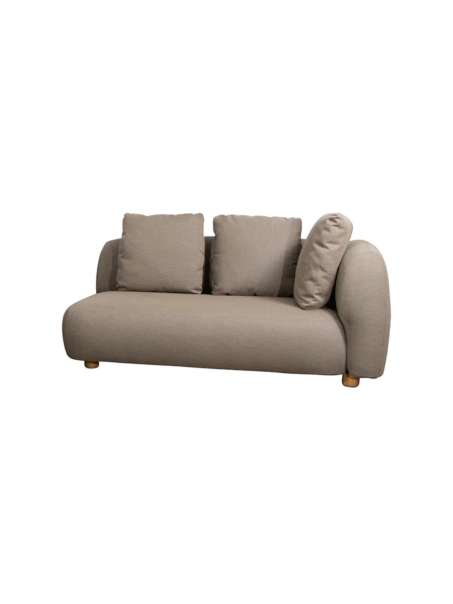 Capture 2-Pers. Modulsofa, links inkl. Kissenset von Cane-line