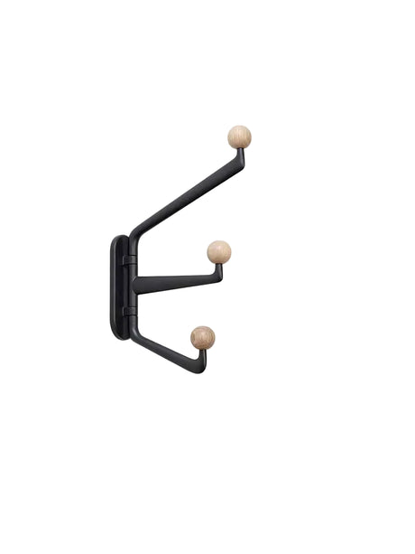 Capture SC75 Garderobenhaken von &Tradition - Graphite - Eichenknauf - Jacobsen Plus