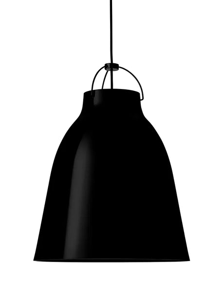 Caravaggio Pendelleuchte von Fritz Hansen - P2 (Ø258 mm) / Schwarz-Schwarz - Jacobsen Plus