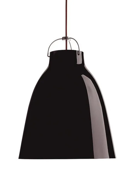 Caravaggio Pendelleuchte von Fritz Hansen - P1 (Ø165mm) / Schwarz - Jacobsen Plus