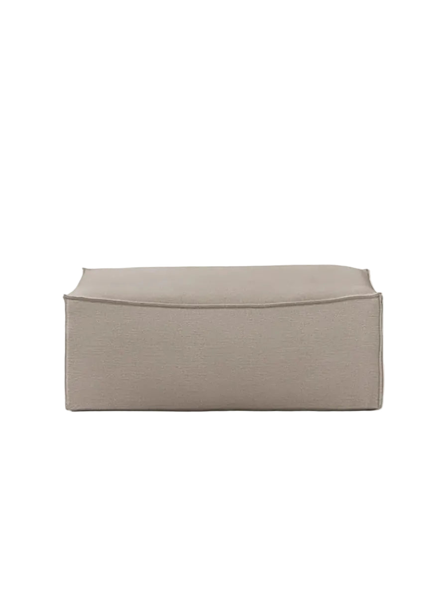 Catena Pouf Cotton Linen, natural fra Ferm Living - 1 - Jacobsen Plus
