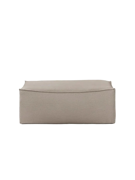 Catena Pouf Cotton Linen, natur von Ferm Living - 1 - Jacobsen Plus